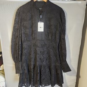Black Lace Dress by Bardot